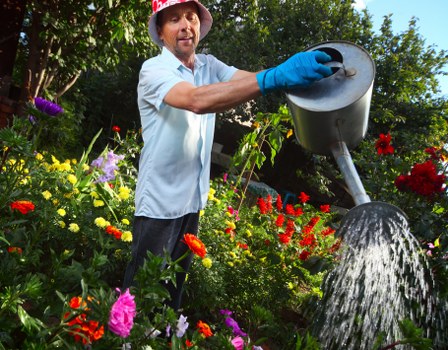 Professional lawn care services improving a garden in Chadwell Heath